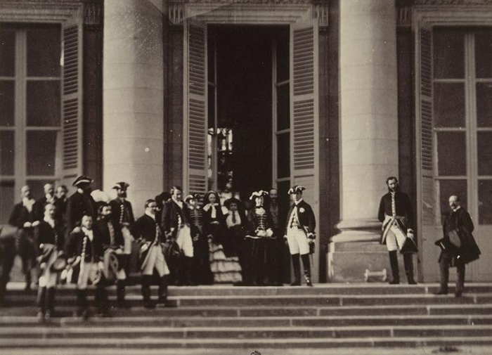 Olympe Aguado - L'Impératrice Eugénie et ses hôtes en tenue de vènerie - 30 Oct 1856 - © RMN-Grand Palais - Domaine de Compiègne - Franck Raux